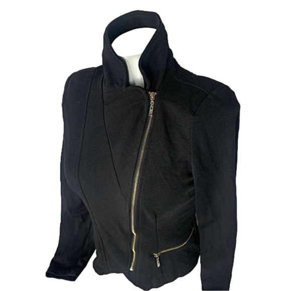 LOVE & LIBERTY- Black Zippered Blazer - Picture 7 of 16